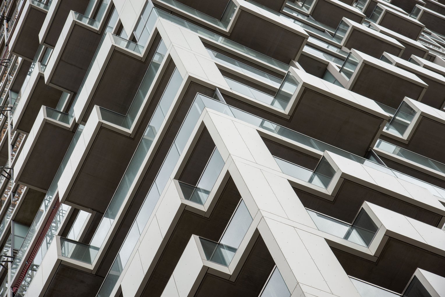 Detailansicht Balkone Untersicht