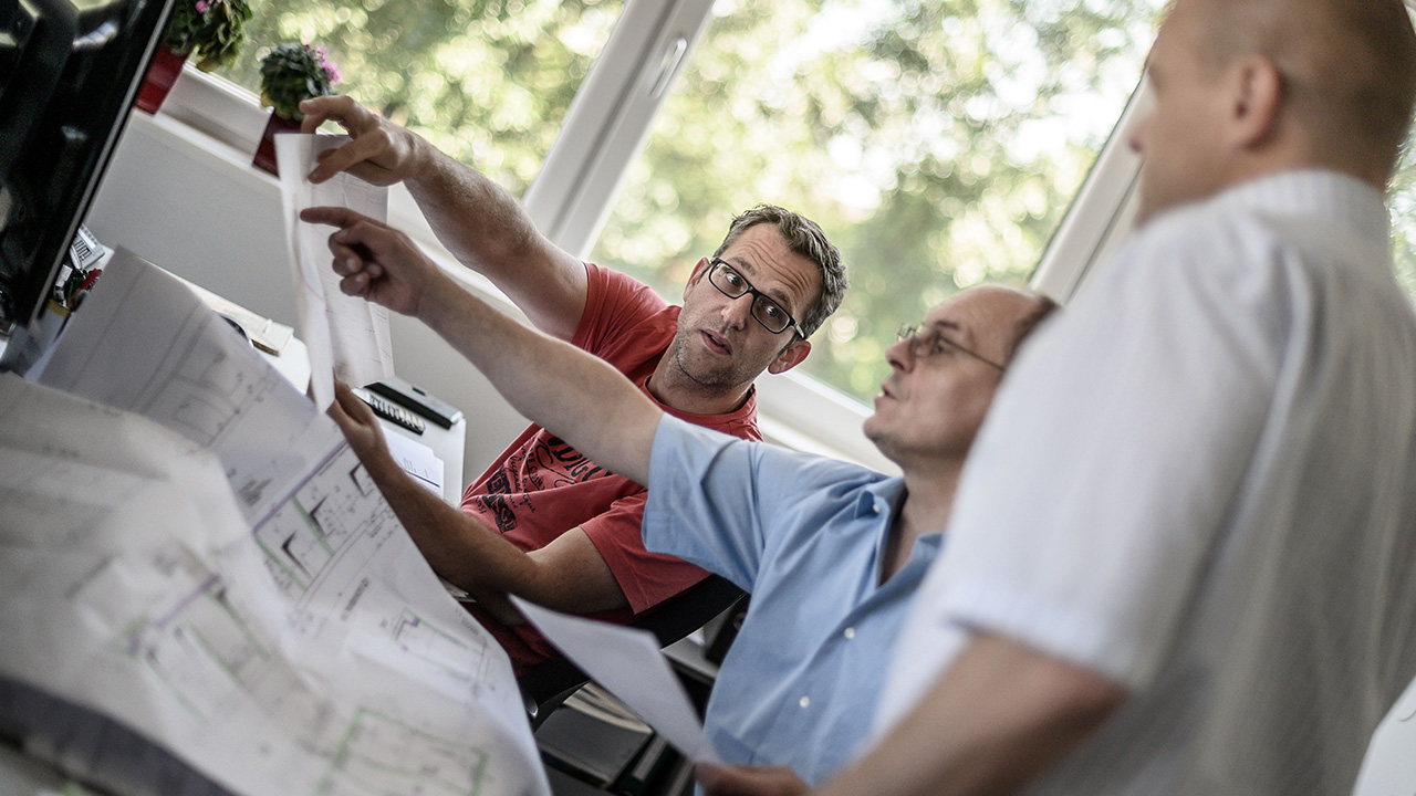 Energiegebäude Plan